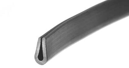 Aicon® Electrical Panel Board Edge EPDM Rubber Gasket 10mm(W) x 2mm Groove