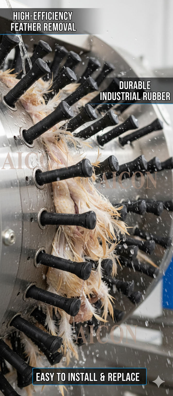 Aicon® New Rubber Chicken Plücker's Heavy Duty Premium Quality