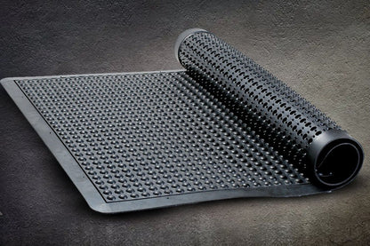 Aicon® Rubber Bubble Door Mat Non-Slip Acupressure Rubber Floor Mat for Restaurant Kitchen-Anti-Fatigue, Non-Slip, Indoor Outdoor Door Mat