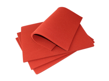 Aicon Silicon Rubber Sheet - Red Colour