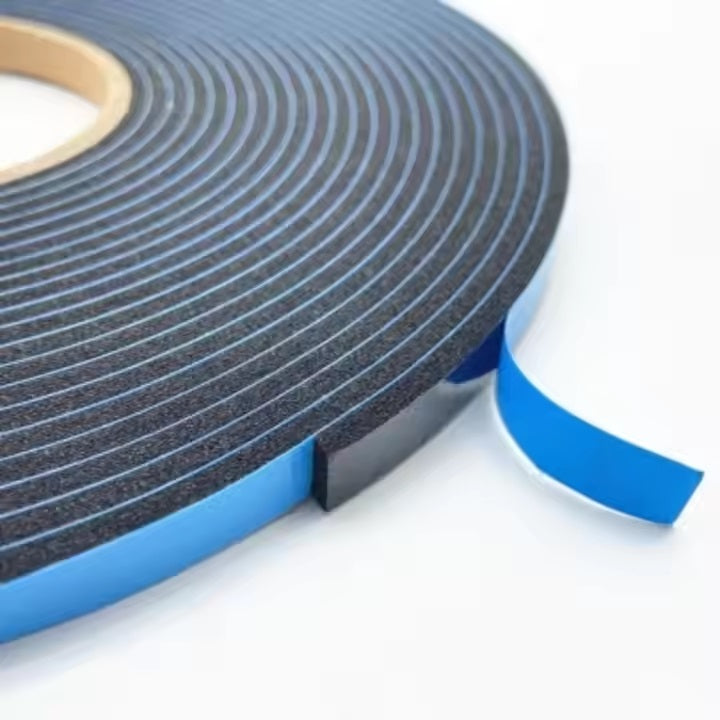 Aicon® Sponge Rubber Self Adhesive Insulation Foam Tape 10 Meter Length Roll