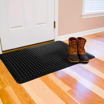 Aicon® Rubber Bubble Door Mat Non-Slip Acupressure Rubber Floor Mat for Restaurant Kitchen-Anti-Fatigue, Non-Slip, Indoor Outdoor Door Mat