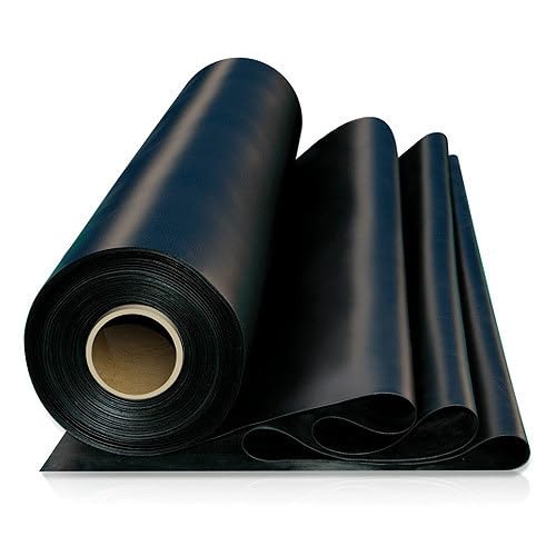 Aicon® 3mm Thickness Black Plain Natural Rubber Sheet High and Premium Quality Rubber