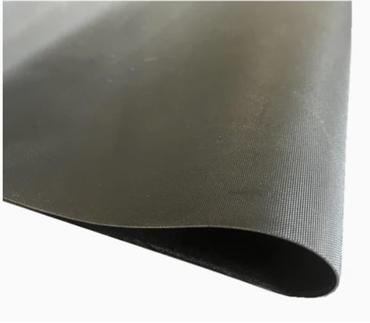 Aicon® 1mm Thickness Anti-Skid Waterproof Natural Rubber Sheet one Side Plain & one side Anti-Skid High Quality Rubber (1Feet x 1Feet x 1mm)