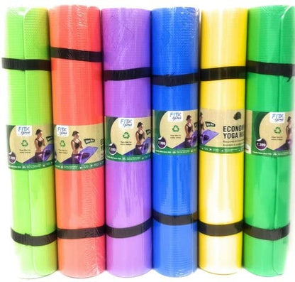 Aicon® Comfort Yoga Mat 6mm for Home & Gym Workout for Men & Women-Purple