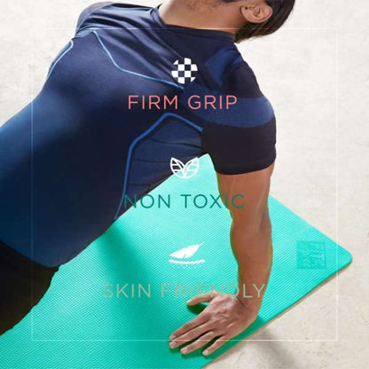 Aicon® Comfort Yoga Mat 6mm for Home & Gym Workout for Men & Women-Purple
