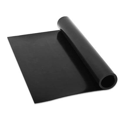 Aicon® 3mm Thickness Black Plain Natural Rubber Sheet High and Premium Quality Rubber