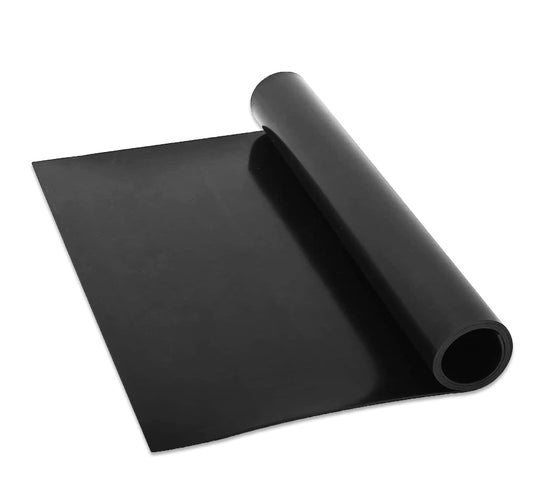 Aicon® 3mm Thickness Black Plain Natural Rubber Sheet High and Premium Quality Rubber