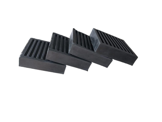 Aicon Anti Vibration Rubber Pads (4" x 4" x 1" Thickness) Pack of 12 Nos