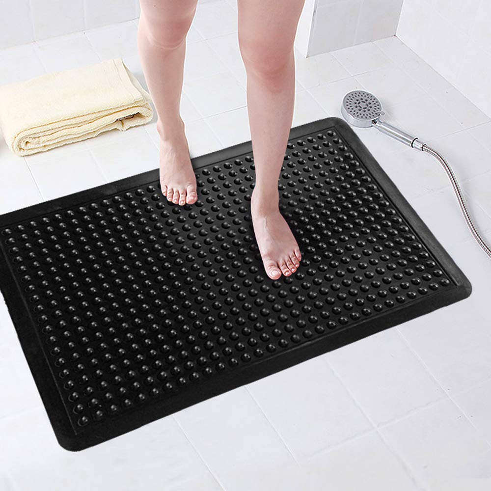 Aicon® Rubber Bubble Door Mat Non-Slip Acupressure Rubber Floor Mat for Restaurant Kitchen-Anti-Fatigue, Non-Slip, Indoor Outdoor Door Mat