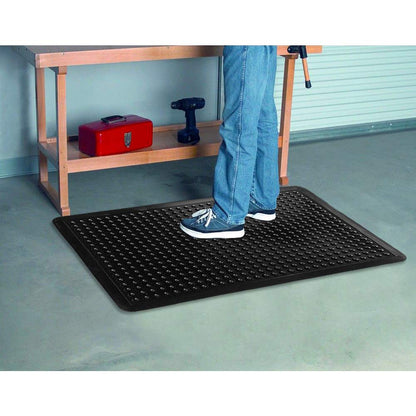 Aicon® Rubber Bubble Door Mat Non-Slip Acupressure Rubber Floor Mat for Restaurant Kitchen-Anti-Fatigue, Non-Slip, Indoor Outdoor Door Mat