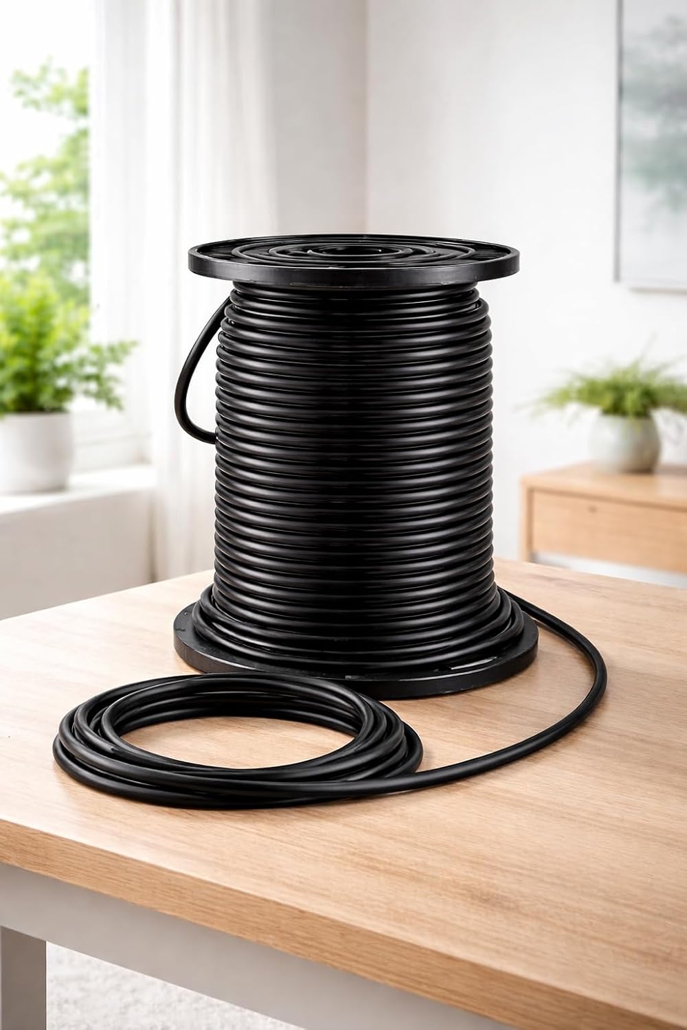Aicon Nitrile Rubber Cord 10 Metres | Durable Oil and Chemical Resistant Sealing Rubber Cord