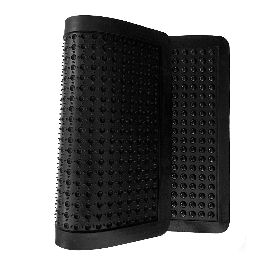 Aicon® Rubber Bubble Door Mat Non-Slip Acupressure Rubber Floor Mat for Restaurant Kitchen-Anti-Fatigue, Non-Slip, Indoor Outdoor Door Mat