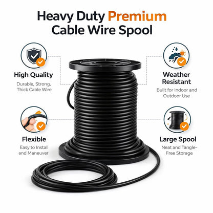Aicon Nitrile Rubber Cord 10 Metres | Durable Oil and Chemical Resistant Sealing Rubber Cord